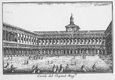 Cà Granda Cortile Interno - Milano Antica