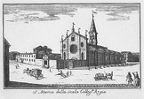 Piazza della Scala, Chiesa Santa Maria alla Scala - Milano Antica
